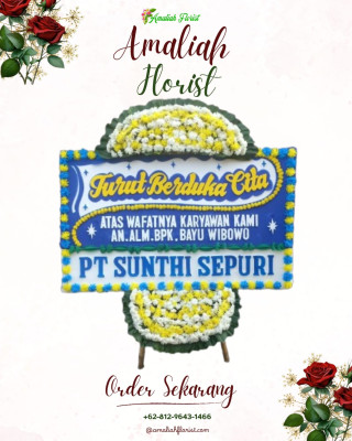 Papan Bunga Duka di Tiomneri